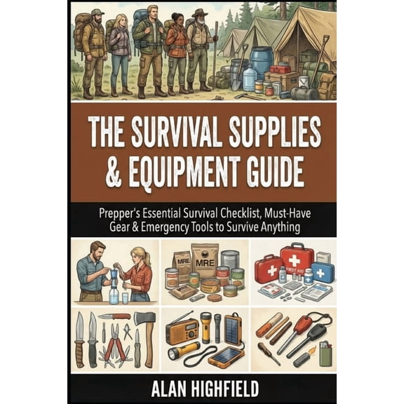 Survival Supplies And Equipment Guide: Your Prepper's Essential Survival Checklist, Must-Have Gear & Emergency Tools to , (Paperback)