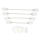 thumbnail image 1 of 4 Uds Cinta De Estiramiento Facial Suave Impermeable V Cara Levantamiento Facial Reafirmante Cinta De Goma Transparente Que Oculta Las Arrugas Faciales Y Levanta La Piel Flácida Cinta Facial, 1 of 5