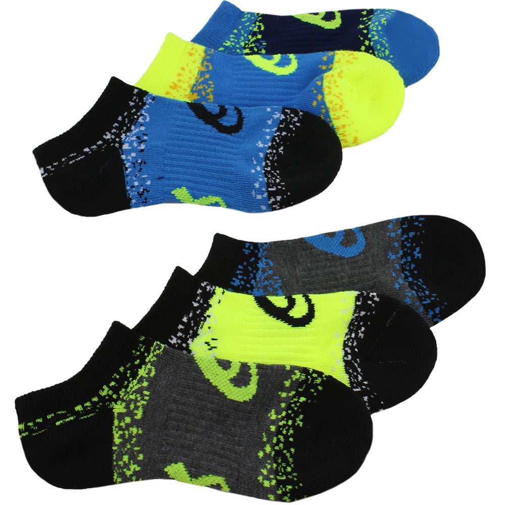 ASICS ASICS Splatter No Show Socks 1 Kids Boys Running Socks Socks