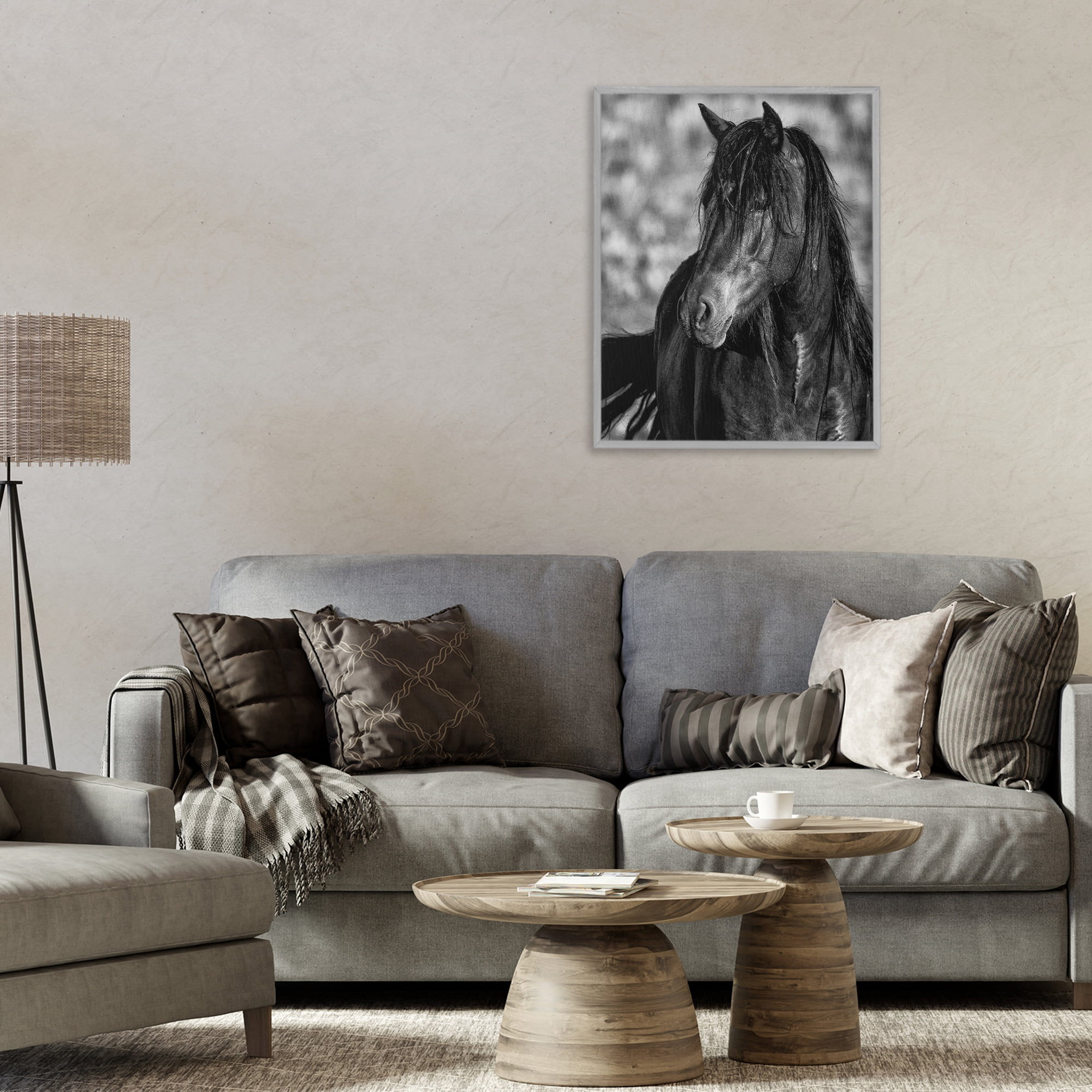Stupell Industries Beauty In Black Gray Framed Giclee Art, design by Tim West