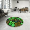 thumbnail image 4 of Ahgly Company Machine Washable Indoor Rectangle Transitional Chocolate Brown Area Rugs, 6' x 9', 4 of 7