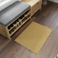 thumbnail image 2 of Ottomanson Solid Indoor Doormat 2'3" x 3' - Non Slip Low Pile Area Rug for Entryway, Beige, 2 of 11