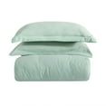 thumbnail image 5 of Sweet Home Collection Premium Quality Washed Crinkled Duvet Cover, 3-Piece, King, Mint, 5 of 6