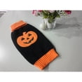 thumbnail image 5 of Suéter pequeño para cachorro de perro, disfraz de calabaza de Halloween, talla M, 5 of 5