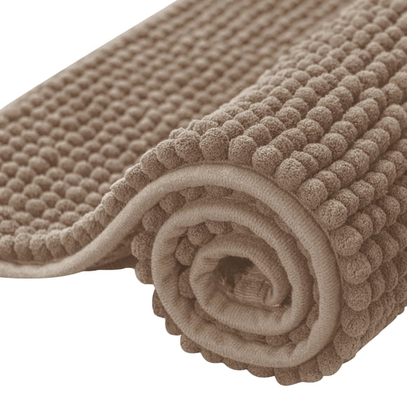 Alfombra de baño SUBRTEX, felpilla, 50 x 80 cm, marrón pardo