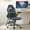 Grey, variant on GIANNA Computer Gaming Chair, Ergonomic PU Leather Racing Chair with Flip-up Armrest, Black Red