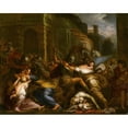 thumbnail image 2 of Giovanni Battista Merano 24x20 Black Ornate Framed Double Matted Museum Art Print Titled: The Massacre of the Innocents, 2 of 5