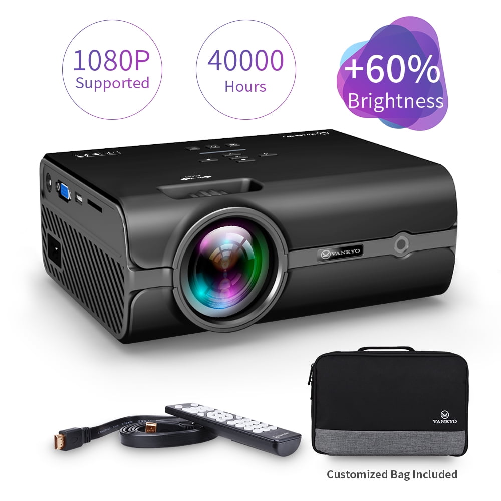 VANKYO Leisure 410 LED Projector with Carrying Bag and HDMI Cable