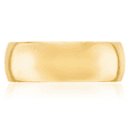 thumbnail image 5 of 14K Solid Yellow Gold 8mm Comfort Fit Plain Classic Wedding Band Ring, 5 of 8