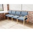 thumbnail image 4 of Pemberly Row Waiting Reception 4 Seat Tandem Seating No Center Arms in Blue, 4 of 5