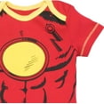 thumbnail image 5 of Marvel Avengers Iron Man Cosplay Bodysuit and Pants Set Newborn to Infant, 5 of 5