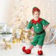 thumbnail image 5 of Disfraz de elfo navideño, sombrero/zapatos/medias de elfo, disfraz de elfo, vestido de fiesta de Navidad, 5 of 6