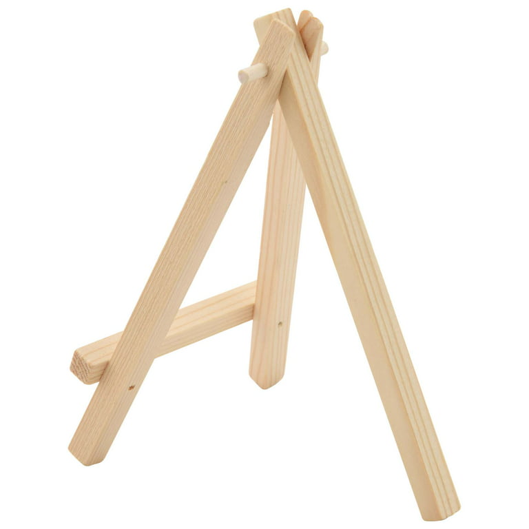 3 Pack 16 Inch Wood Easels, Easel Stand for Painting Canvases, Art, and  Crafts, Tripod, Painting Party Easel, Kids Student Tabletop Easels for