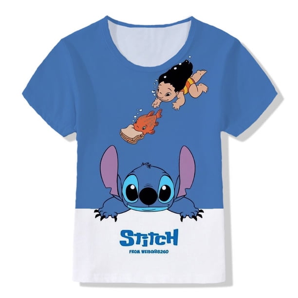 Camiseta de punto para niñas, camiseta de manga corta con estampado de dibujos animados de verano para bebés, camiseta de Disney para niñas pequeñas, camiseta informal para niños 160 zhangmengya CONDUJO