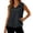 Black, variant on <b>Jane Wardrobe Women's Plus Size Sun Protection Vest, Lightweight Hooded Sleeveless Zip Up Jacket, 1 Piece, M-XXXXL Plus Size Friendly</b>