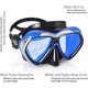 thumbnail image 3 of Adult Scuba Diving Mask, Anti-Fog Snorkel Goggles Tempered Glass Swim Mask Goggles with Nose Cover Professional Snorkeling Gear for Diving Snorkeling, 3 of 5