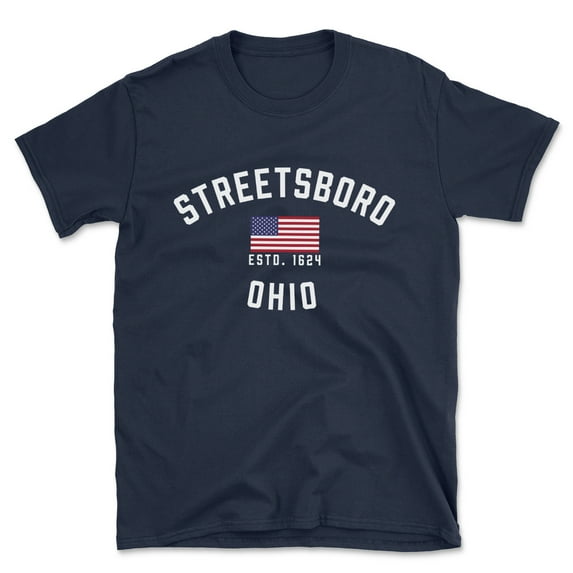 Streetsboro Ohio Patriot Men's Cotton T-Shirt