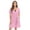Purple, variant on WBQ Women's Short Sleeve Nightgown with Pockets Lace Stitching V Neck Front Pleated Nightdress Loose Casual Nightshirt Sleepwear Soft Loungewear Above Knee Length Pajama Dress, S-2XL