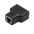 thumbnail image 3 of TIMIFIS RJ45 Splitter Adapter 1 to 2 Dual Female Port CAT 5/CAT 6 LAN Ethernet Socket Gift, 3 of 7