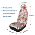 thumbnail image 4 of Sikiie Rose Mix Leopard 4 Car Seat Protector 2 Pack Car Seat Cushion Mat, Car Seat Covers for SUV, Truck, Van, 4 of 7