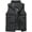 Black, variant on CoCopeaunts Women Men Puffer Vest Winter Quilted Sleeveless Vest Thick Warm Gilet Vest with Pockets Sleeveless Outerwear Vest