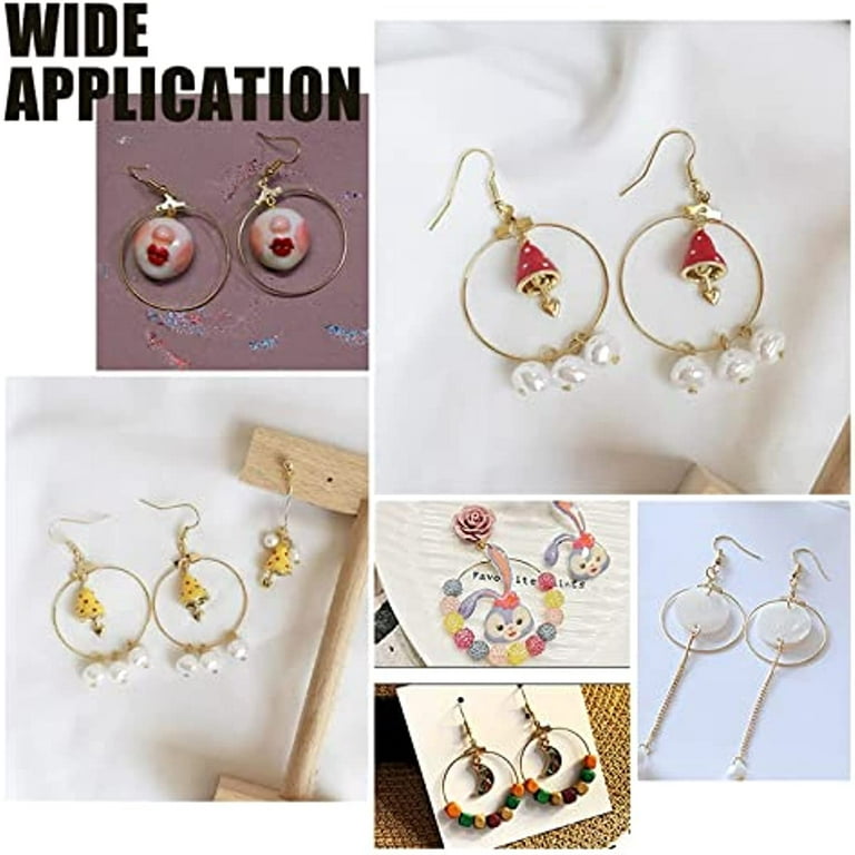 100pcs Diy Earring Components, Including Plastic & Silicone Ear