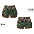 thumbnail image 6 of Athletic Shorts for Women, Dogs On A School Bus Seam Womens Shorts High Waisted Sport Running Workout Gym, 6 of 8