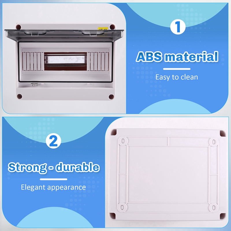 HT Series Junction Box 12WAY PC IP65 Waterproof Distribution Box Outdoor Plastic Electrical HT-12Way for Circuit Breaker