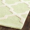 thumbnail image 3 of SAFAVIEH Cambridge Liam Geometric Wool Area Rug, Light Green/Ivory, 11' x 15', 3 of 8