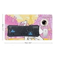 thumbnail image 2 of The Aristocats Gaming Mouse Mat Large Mouse Mat Extended Mouse Pad Desk Mat Non-Slip Rubber Mice Pads Stitched Edges for Computer, Office, Keyboard And Laptop, 2 of 8