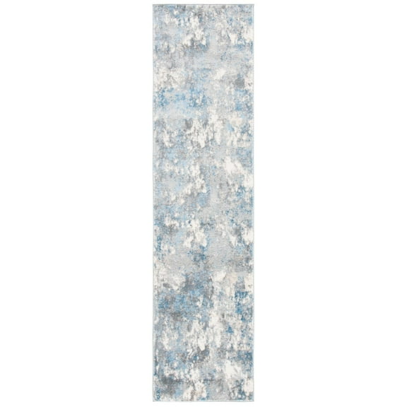 SAFAVIEH Lagoon Neasa Diamond Area Rug, Light Grey/Light Blue, 8' x 10'