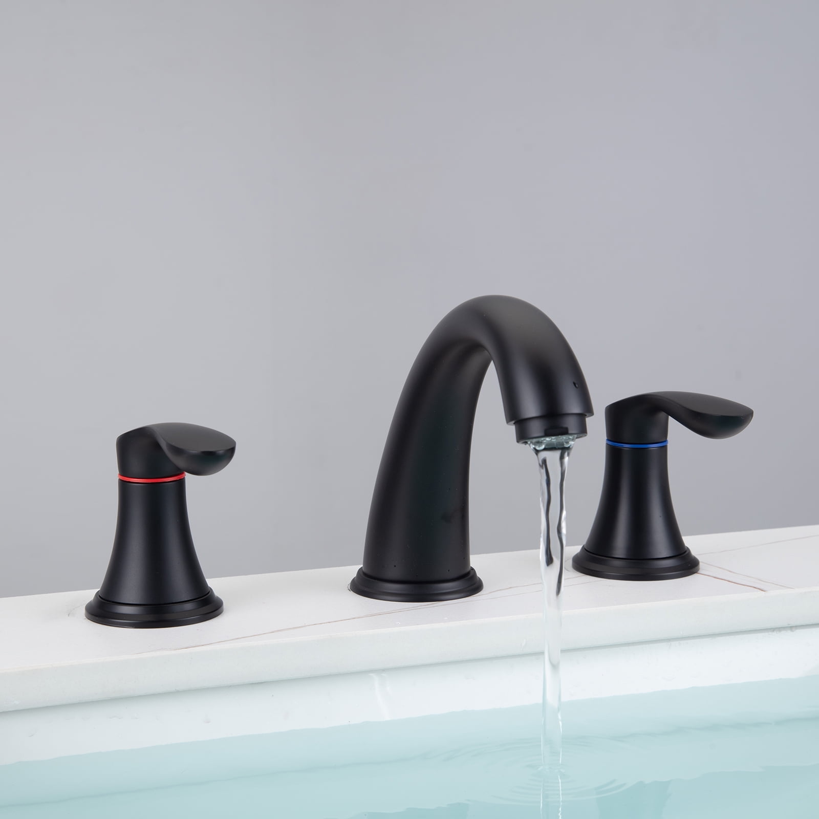 Bathroom Faucets for Sink 3 Hole, with Pop-up Drain and Supply Lines, for Vanity RV Farmhouse Sink