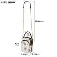 thumbnail image 3 of DIXRUYEE Cross Body Shoulder Handbags Bags Fashion Bear Buddy Pastel Toss Pattern, 3 of 7