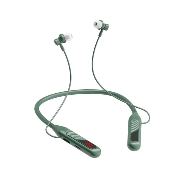 Auriculares deportivos inalámbricos Pisexur para hombre, 5.3", Bluetooth, resistentes al agua, con cancelación de ruido y larga duración. Se conectan a la tarjeta. Ideales para deportes, oficina, ele