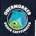 thumbnail image 3 of Monsters Inc.  - Overworked Under Caffeinated - Men's Short Sleeve Graphic T-Shirt, 3 of 5