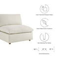 thumbnail image 3 of Modular Sectional Deep Sofa Set, Beige, Fabric, Modern Contemporary, Living Lounge Cafe Room Hotel Lobby Hospitality, 3 of 10