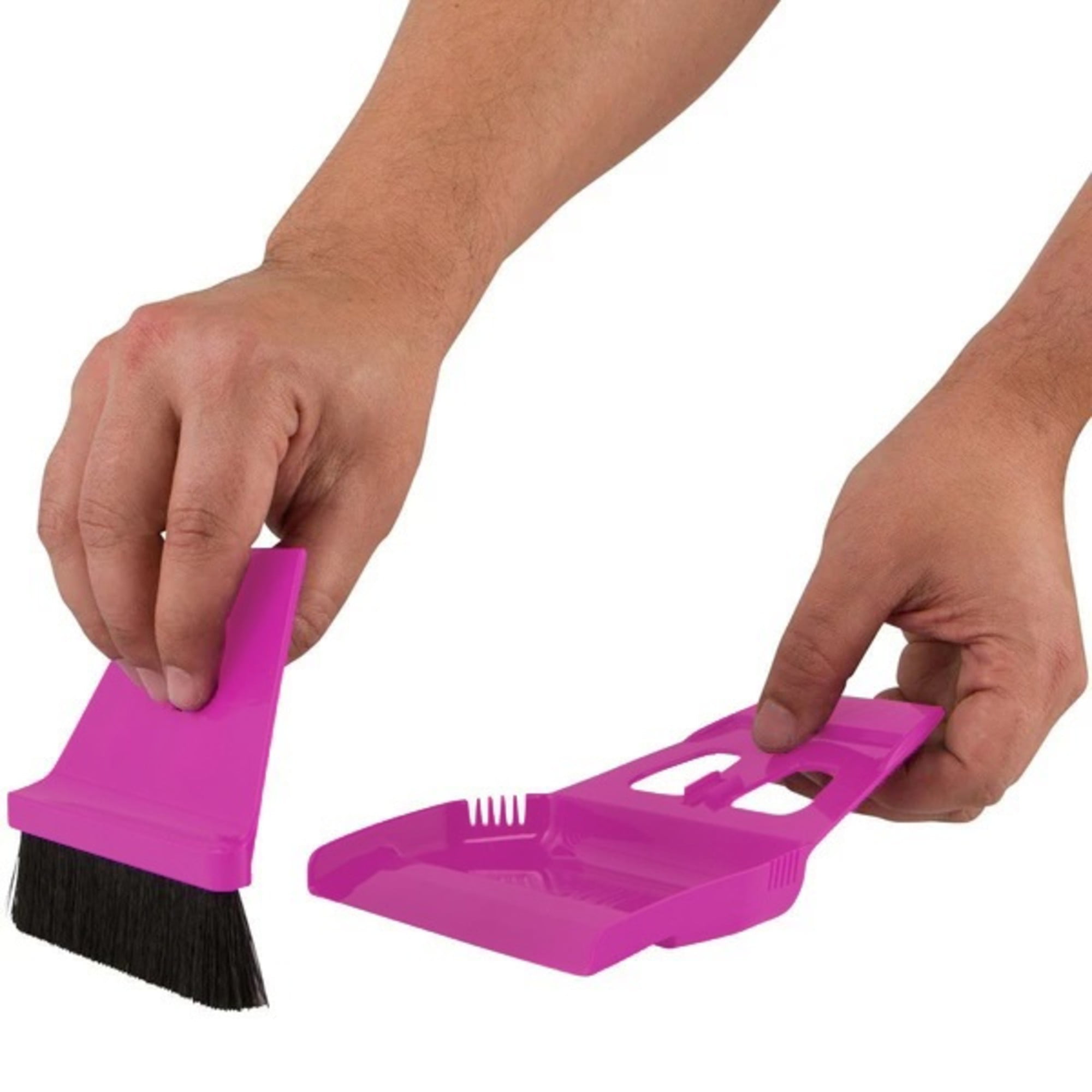 miniWISP Small Broom and Dustpan Set The Best Mini Hand Broom with Electrostatic Bristle Seal