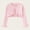 Pink, variant on Brondbend Cardigan Sweater for Girls Children's Knitted Cardigan Crewneck Long Sleeved Solid Cotton Coat Open Front Button Breathable Cute Jacket Loose Fall Winter Comfortable Outerwear,Beige
