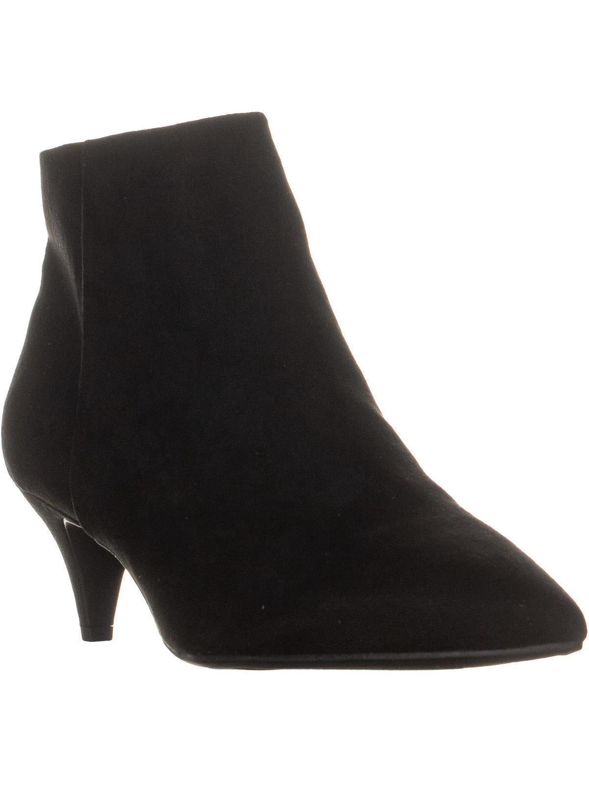 black kitten ankle boots