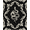 Black White, Pattern 3, variant on Design&I 8'x10' Washable Area Rug Minimalist Serpent With Clean Modern Accents Snake Animal Print Playful for Dining Room, Large Office, Lounge, Snag-Free