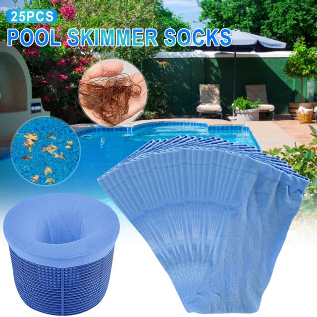 Calcetines de Filtro Ganfancp para Piscina Skimmer Malla Fina 25* Bolsa Filtrante