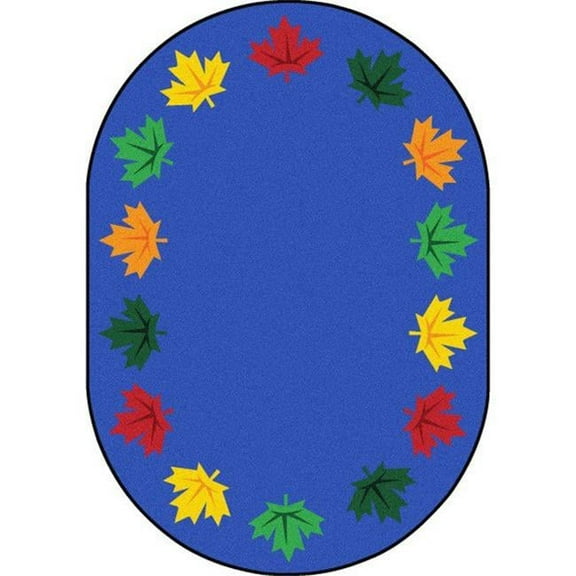 Parliament Hill Rug in Multi - Oval 5.4 in. x 7.8 in.