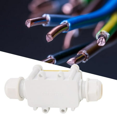 Ccdes Boite De Jonction De Connecteur De Cable Electrique 2 Voies Exterieure Ip68 Etanche 450v 24a Boite De Jonction Etanche Exterieure Connecteur De Cable Etanche Exterieur Walmart Canada