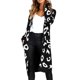 thumbnail image 1 of Oversized Women's Leopard Print Cardigan with Front Opening Yellow XXXL, 1 of 5