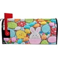 thumbnail image 2 of Easter Bunny Eggs Mailbox Cover Spring Rabbit Chicken Mailbox Covers Magnetic Mailbox Wraps Post Letter Box Cover Garden Decoratives Standard Size 18" X 21", 2 of 5