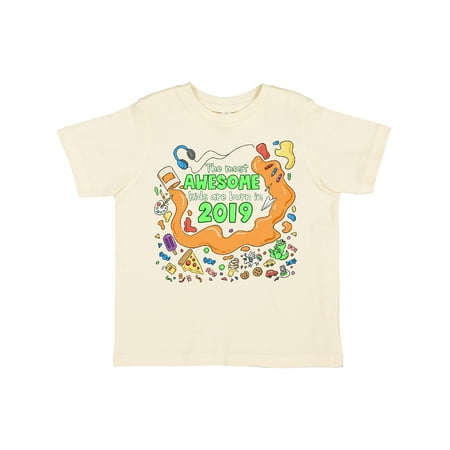 

Inktastic The Most Awesome Kids Are Born in 2019 Gift Toddler Boy or Toddler Girl T-Shirt