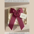 thumbnail image 2 of ClassExceed Signature Long Tail Grosgrain Bow – Handmade in USA Hair Accessory for Girls & Women – Elegant Everyday Hair Bow – Maroon – Perfect for Spring & Easter Outfits, 2 of 4