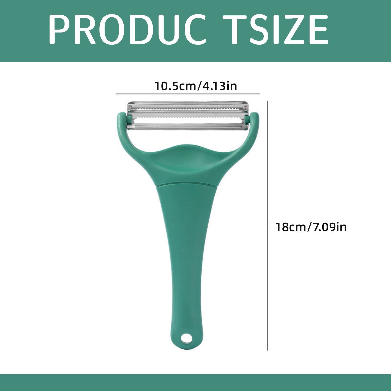 HomeNest Cabbage Peeler and Shredder Dual Blades Non-Slip Handle 1 Count