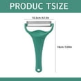 thumbnail image 3 of Under 10 Shaver Cabbage Peeler and Shredder with Non Slip Handle 2 Sharp for Vegetable Peeling Kitchen Dark Green, 3 of 9