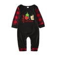 thumbnail image 2 of Conjuntos de pijamas navideños familiares a juego Grinch 2024, pijama de Grinch con parte superior y pantalones de pijama a cuadros, pijama de Grinch para niños y adultos para la familia, 18 Meses, 2 of 4